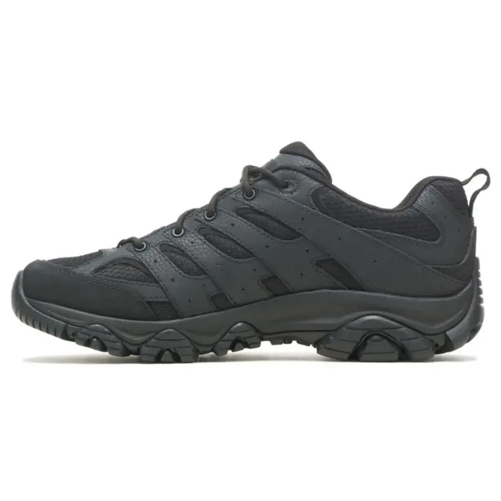 Merrell Moab 3 Tactical Work Sneakers Mens 4 Womens 5.5 Wide Black Leather NIB